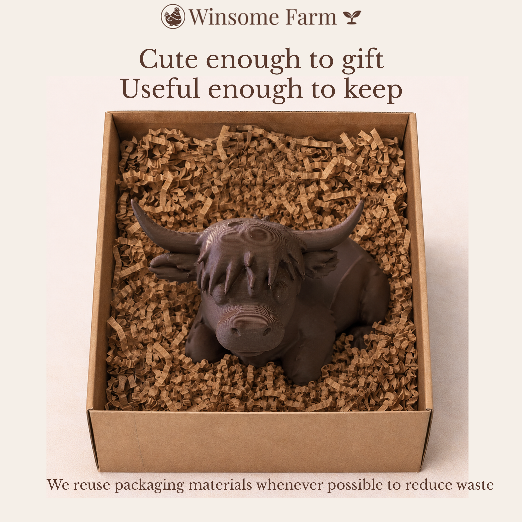 Highland Cow Soap Holder - Bath & Body Works Holder - Winsome Farm