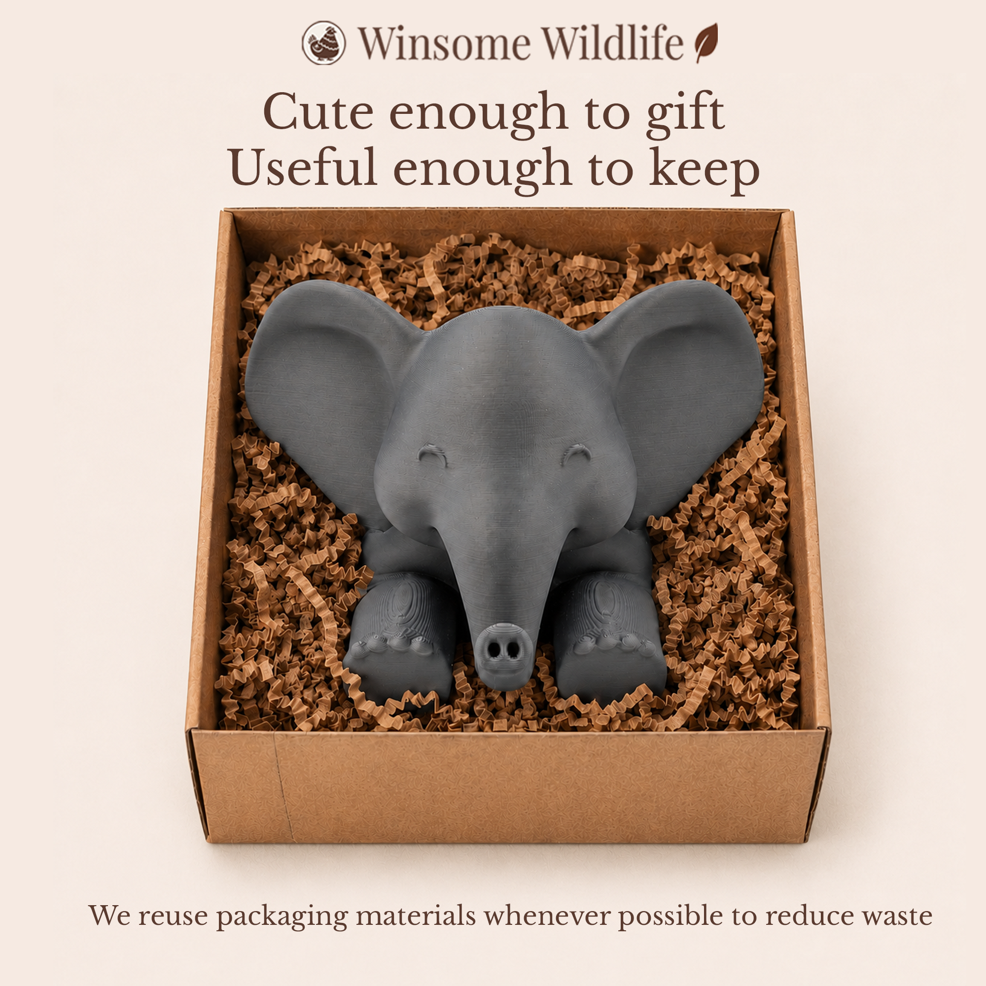 Elephant Universal Soap Holder - Winsome Wildlife