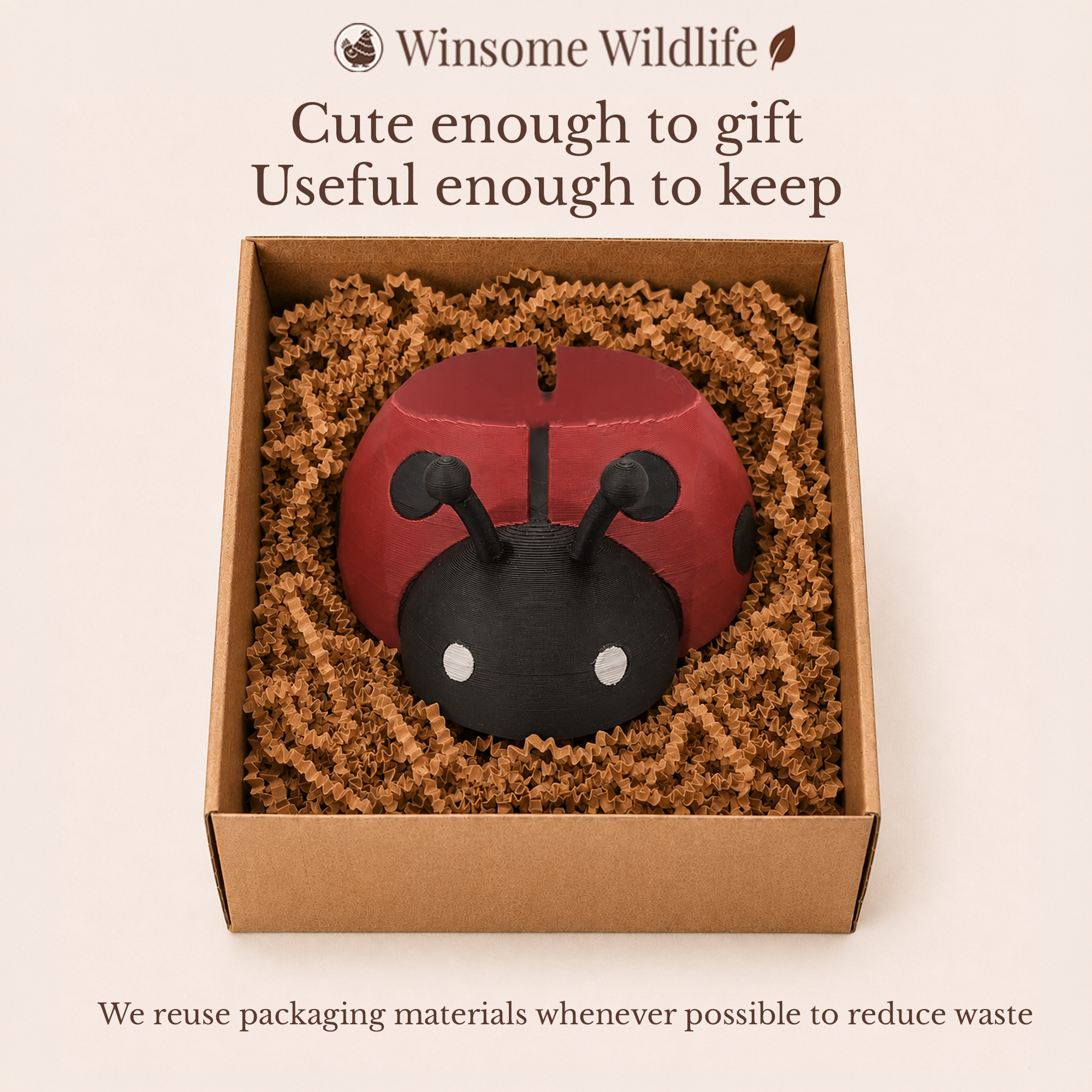Ladybug Universal Soap Holder - Winsome Wildlife