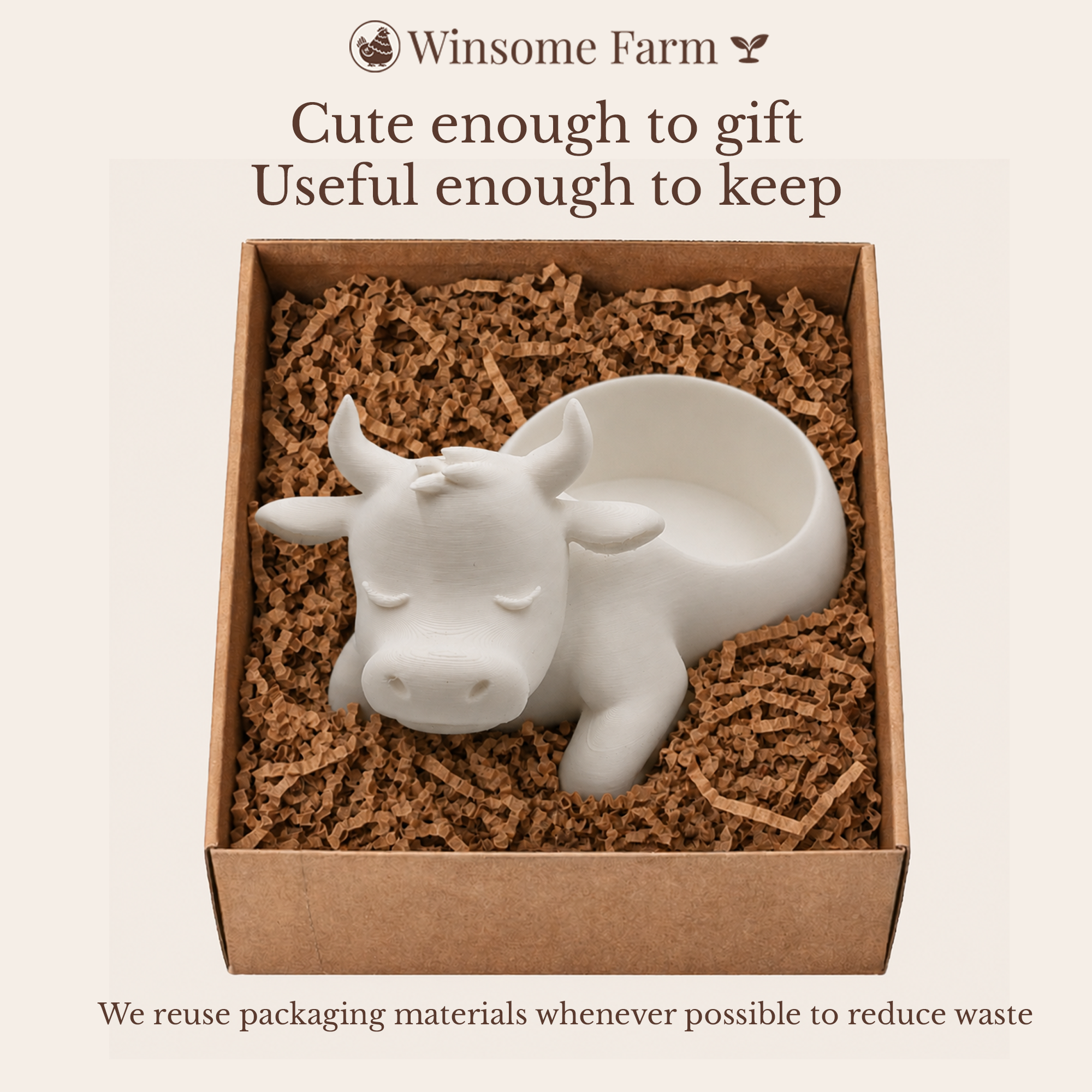 Cow Universal Soap Holder - Winsome Farm