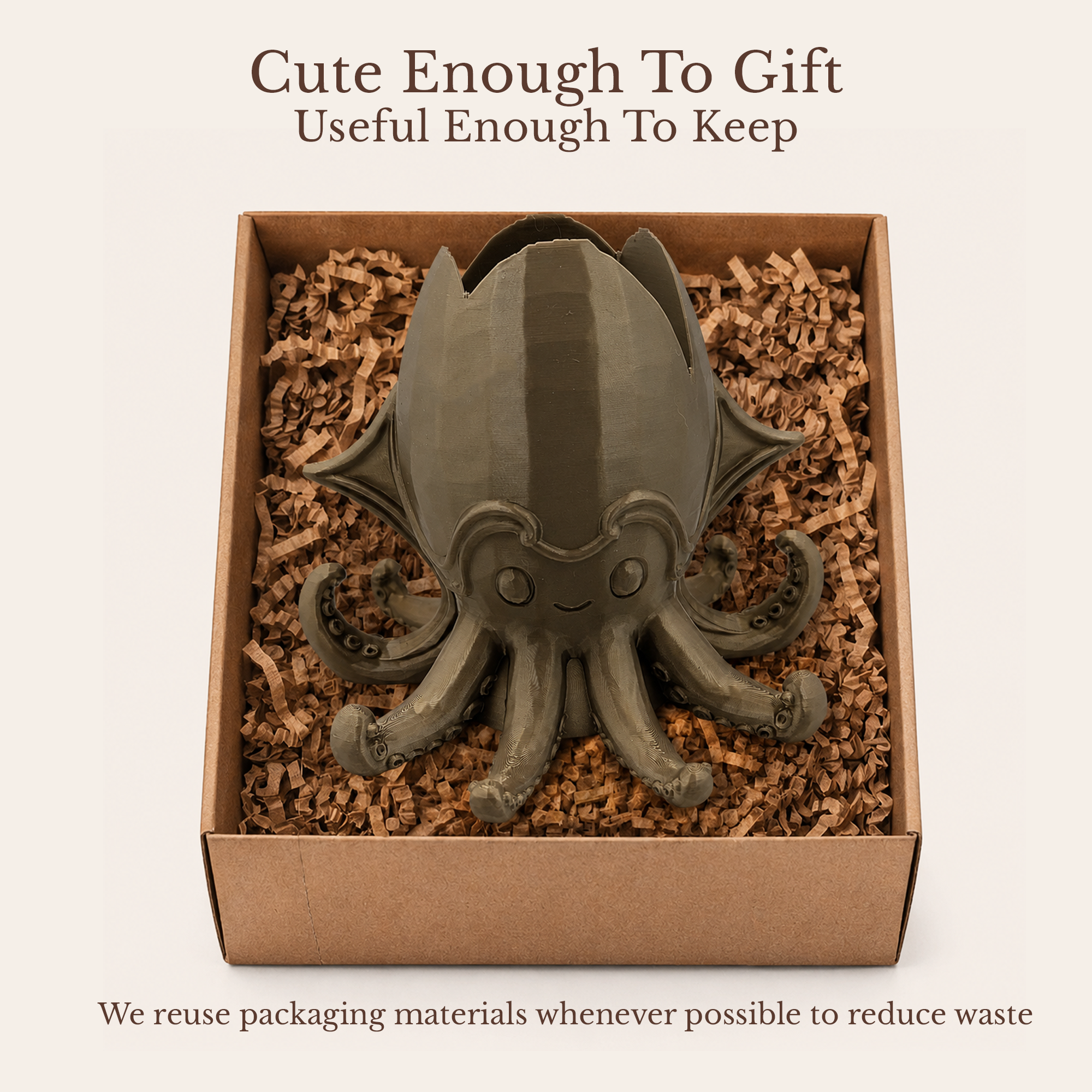 Steampunk Squid - Winsome Whimsy Fantasy Soap Dispenser Holder