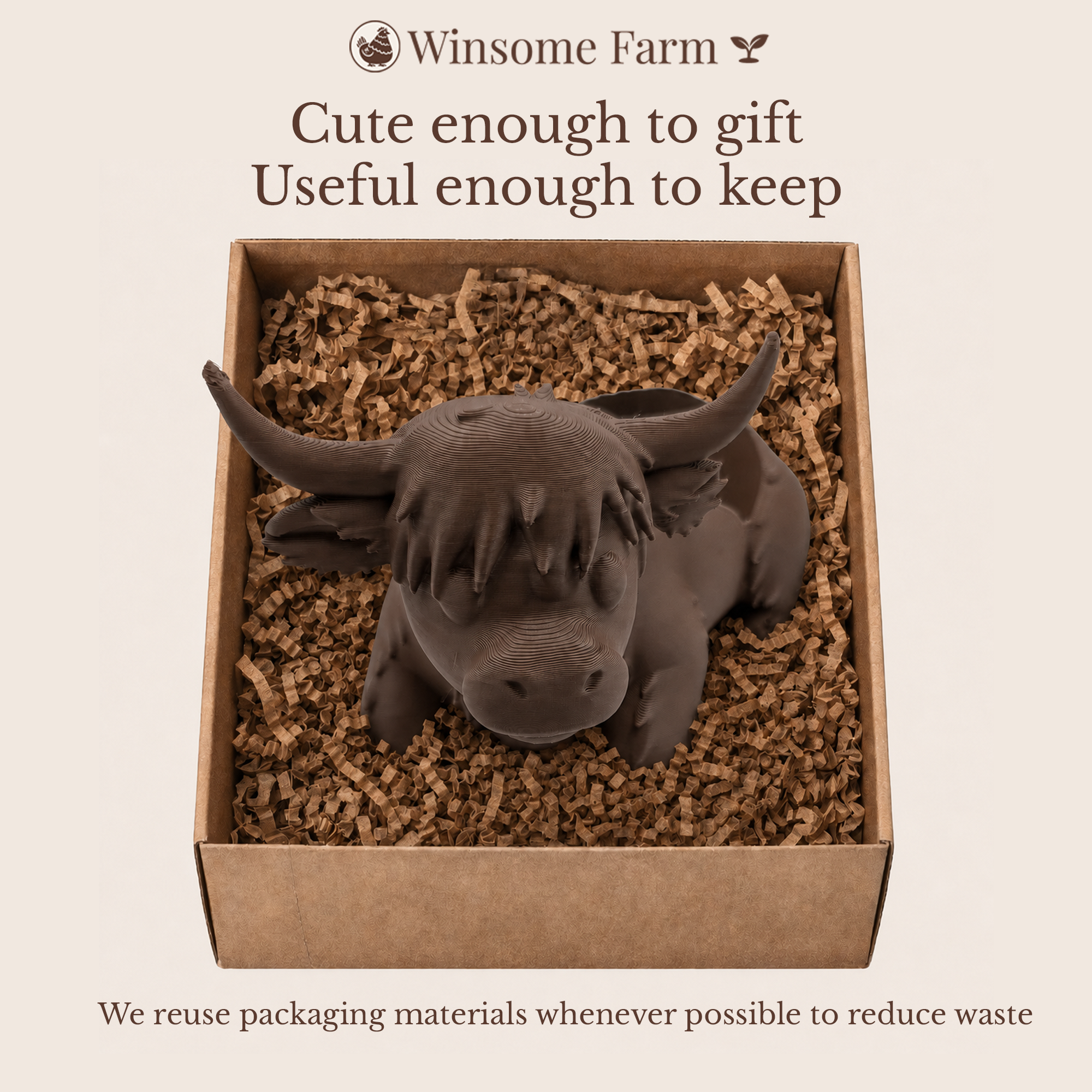 Highland Cow Universal Soap Holder - Winsome Farm