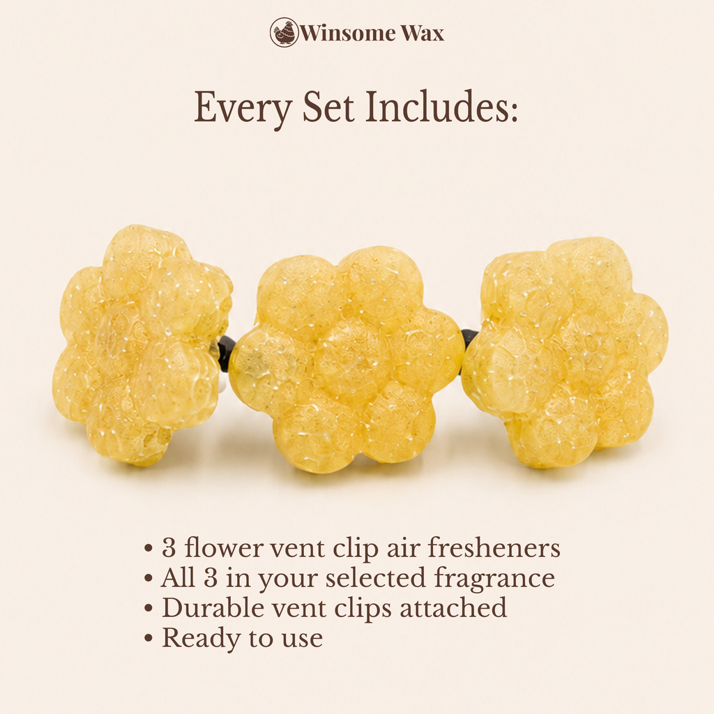 Signature Collection - Flower Vent Clip Air Freshener