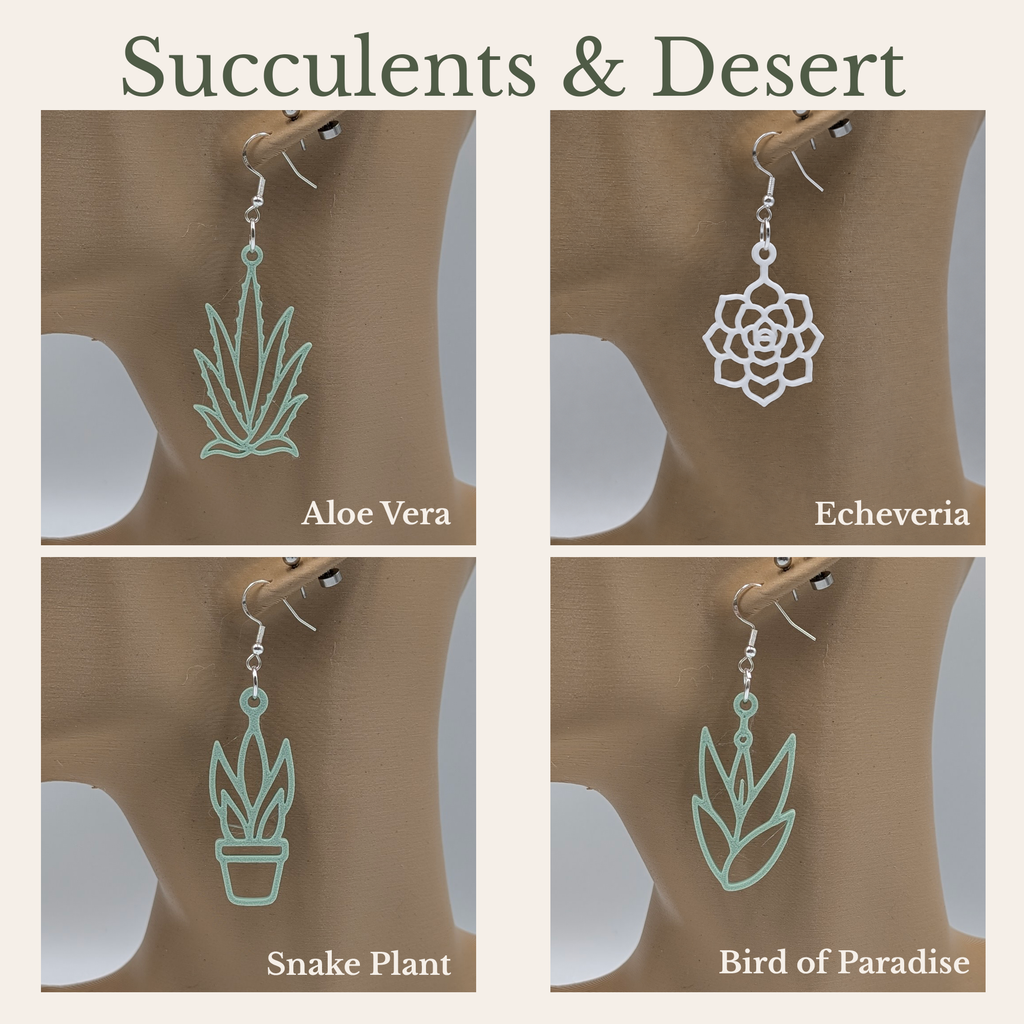 Houseplant Earrings