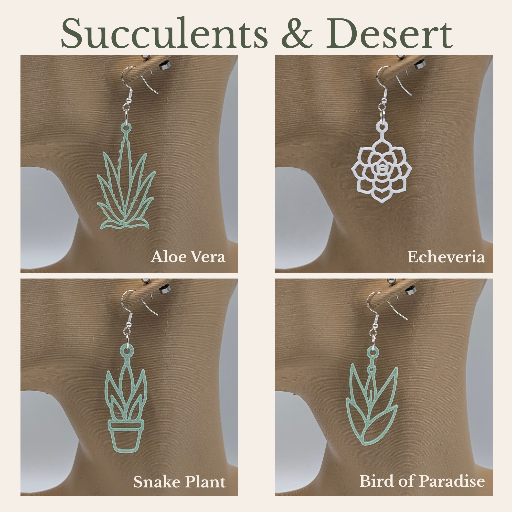 Houseplant Earrings