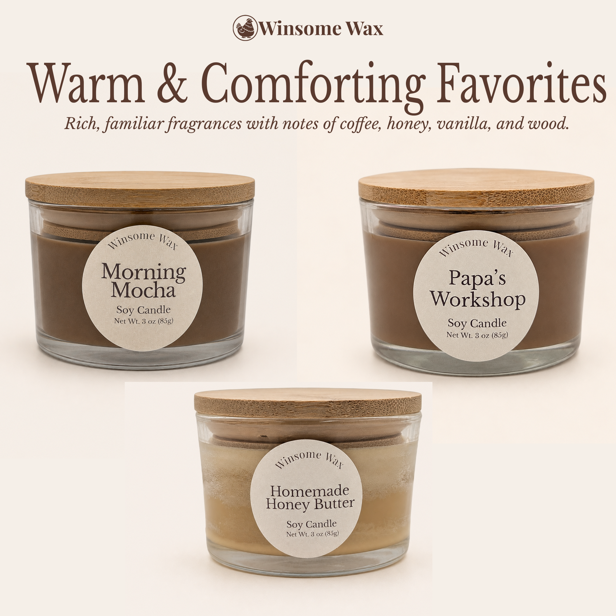 Small Batch 3 oz Soy Candle - Choose Your Fragrance - Limited Quantities