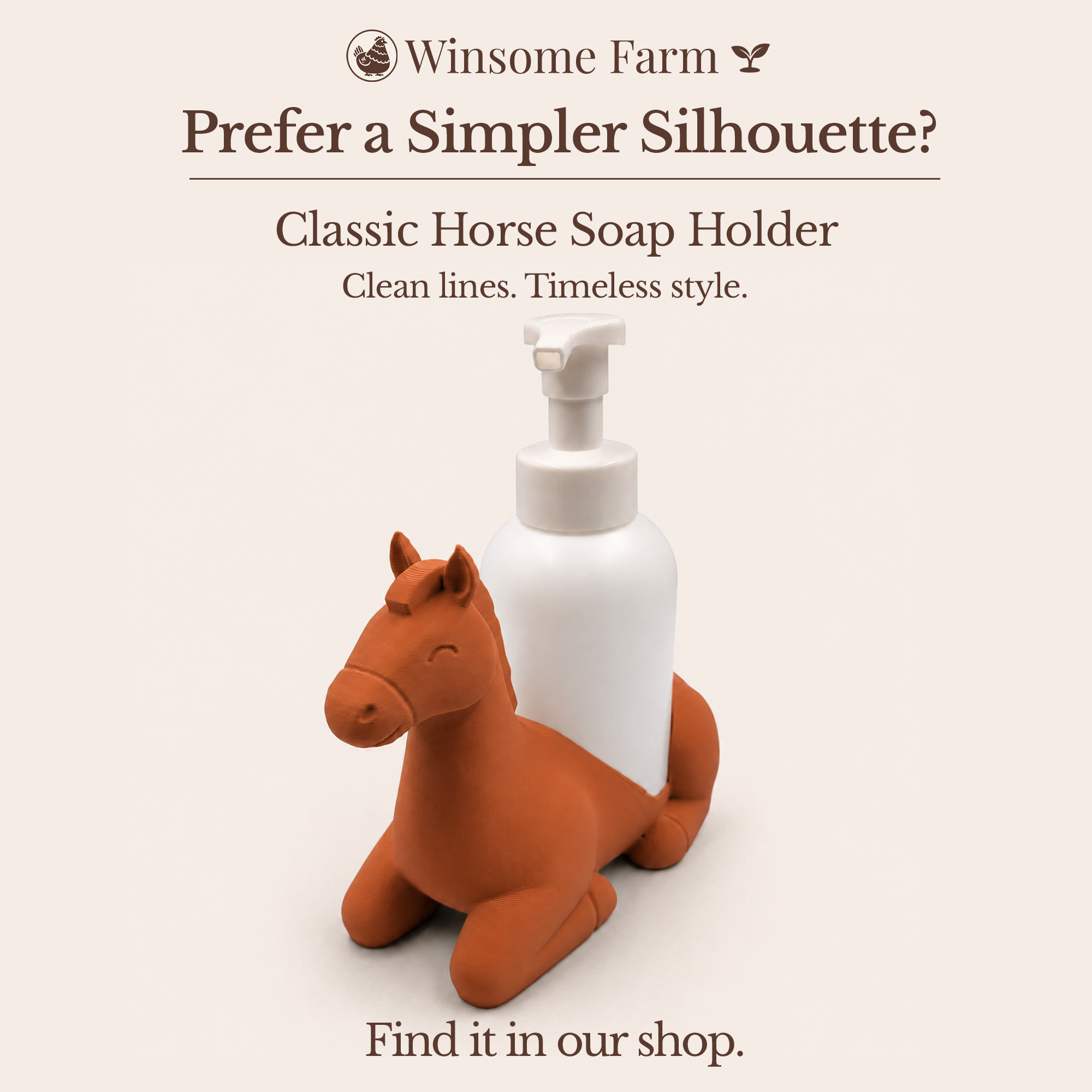 Horse - Windswept Universal Soap Holder - Winsome Farm