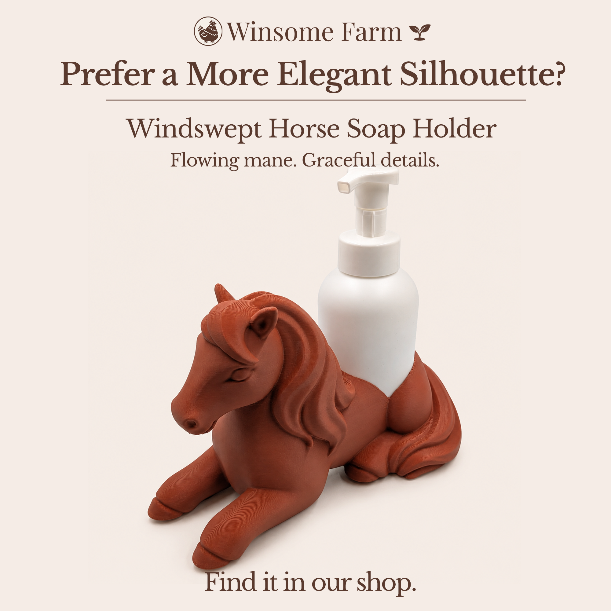 Horse - Classic Universal Soap Holder - Winsome Far