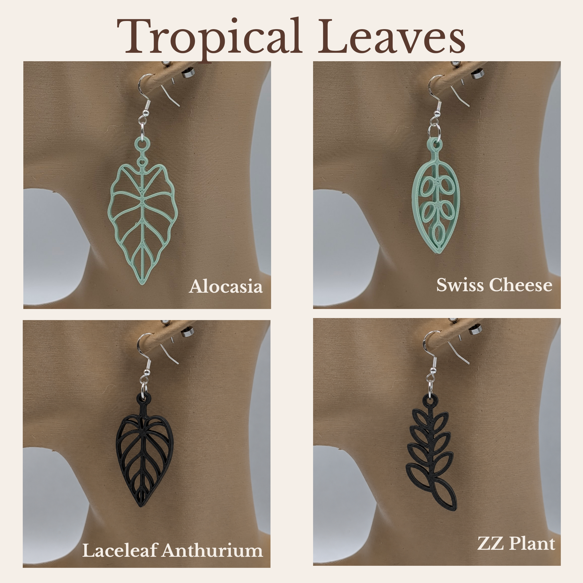Houseplant Earrings