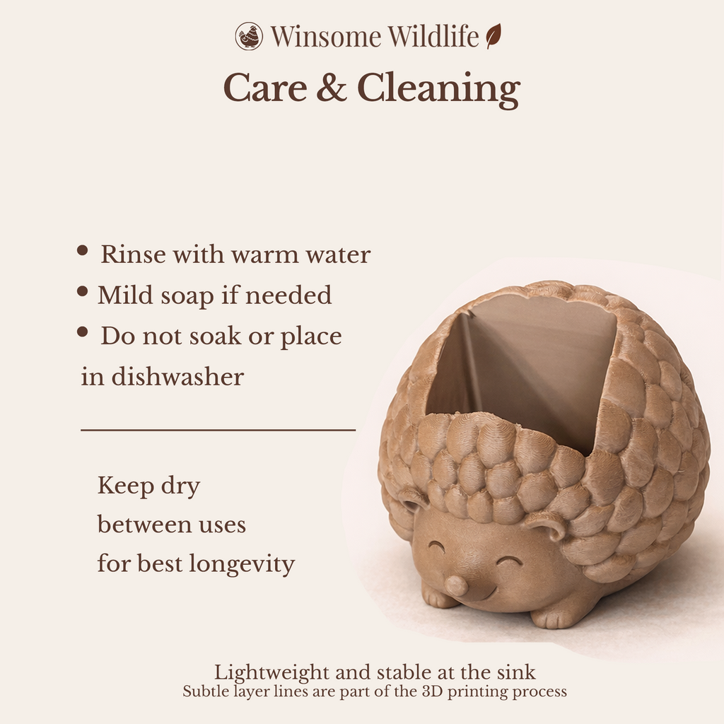 Hedgehog Soap Holder - Bath & Body Works Holder - Winsome Wildlife