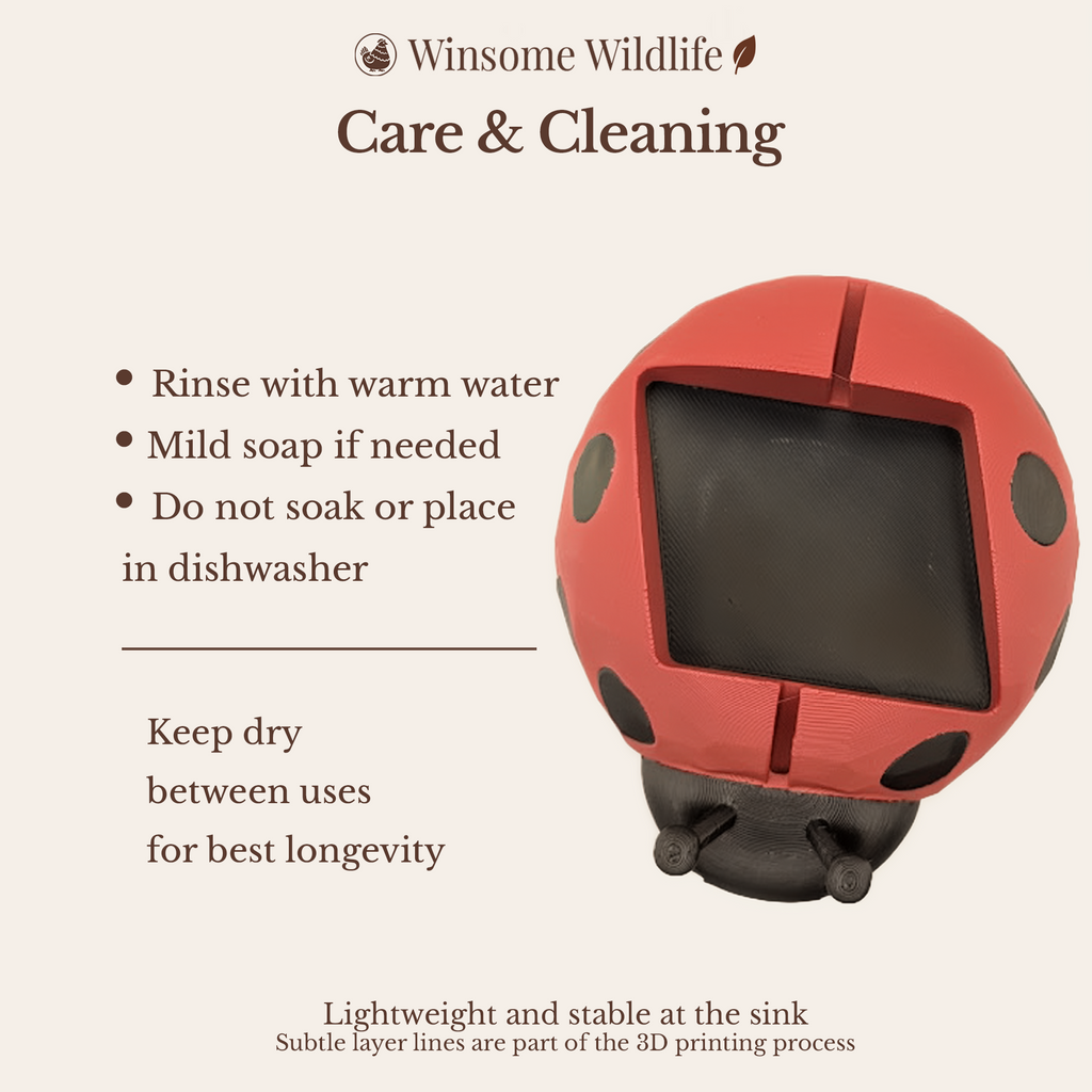 Ladybug Soap Holder - Bath & Body Works Holder - Winsome Wildlife