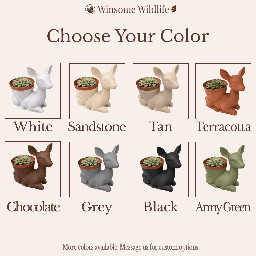 Deer Planter - Winsome Wildlife