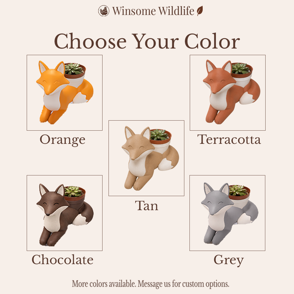 Fox Planter - Winsome Wildlife