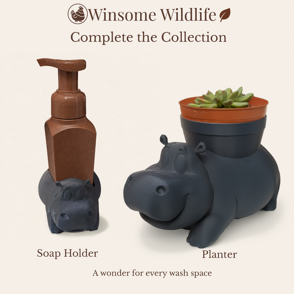 Hippo Planter - Winsome Wildlife