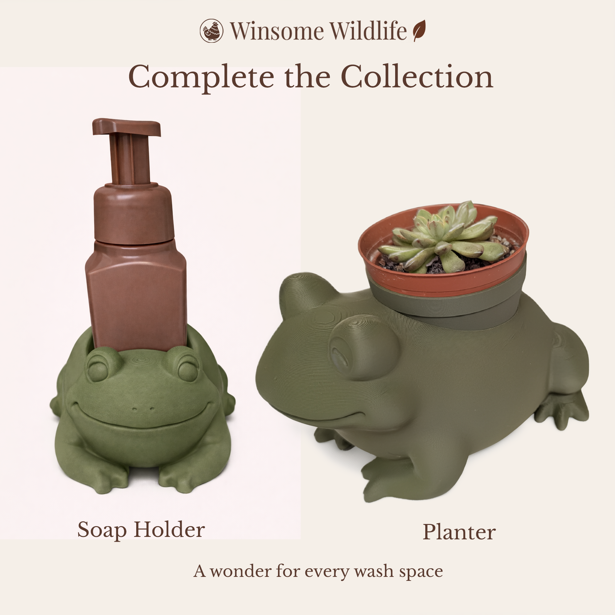Frog Soap Holder - Bath & Body Works Holder - Winsome Wildlife