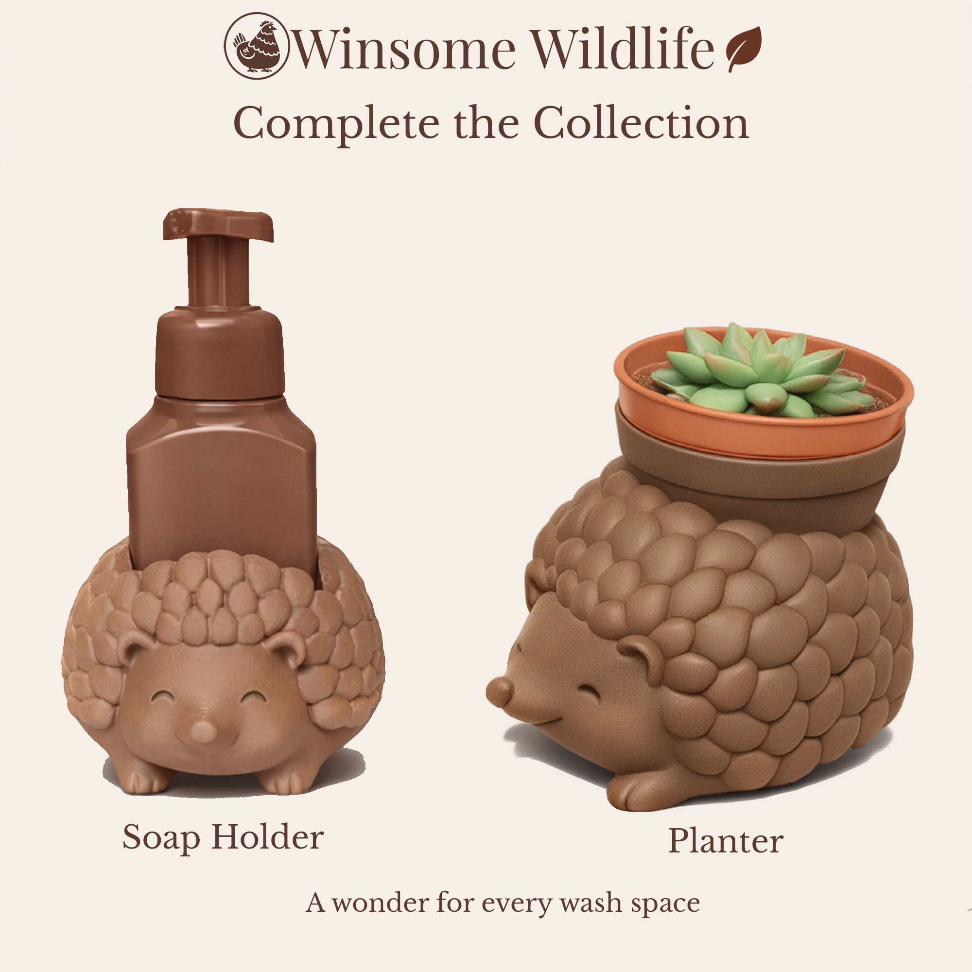Hedgehog Planter - Winsome Wildlife