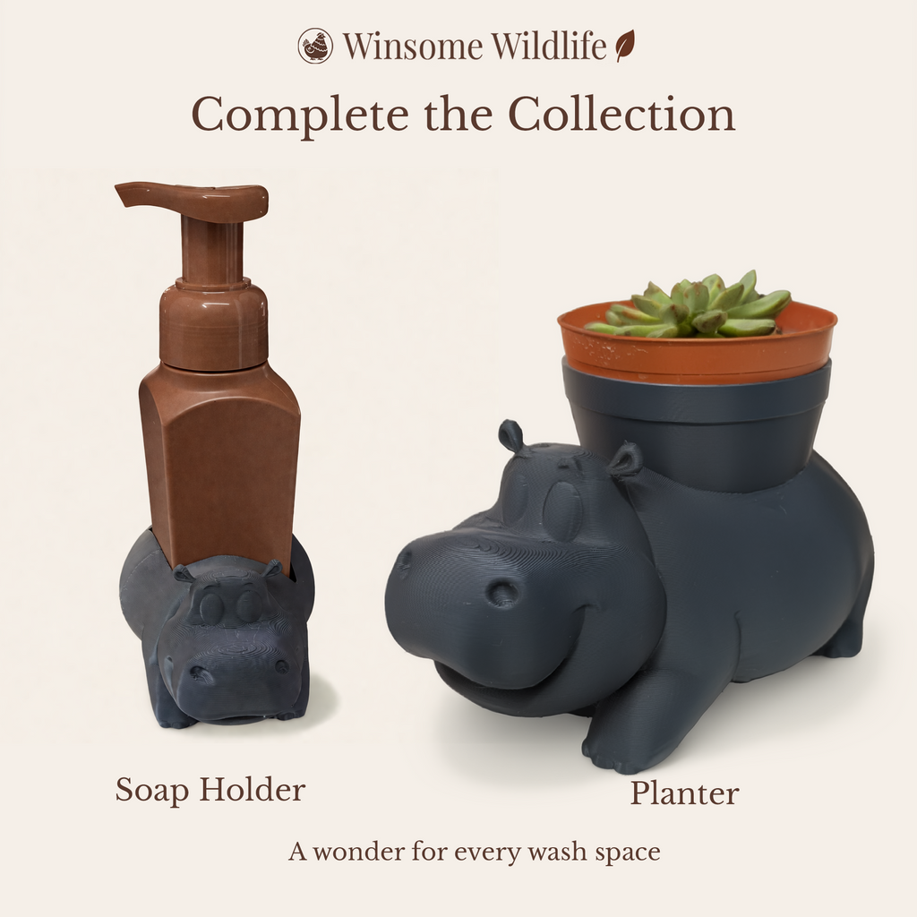 Hippo Soap Holder - Bath & Body Works Holder - Winsome Wildlife