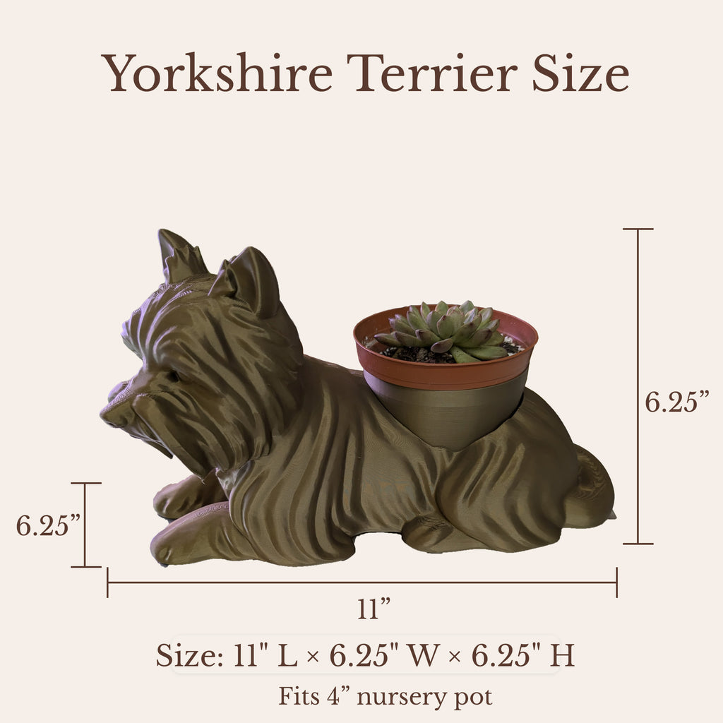 Yorkshire Terrier Planter - Winsome Wags