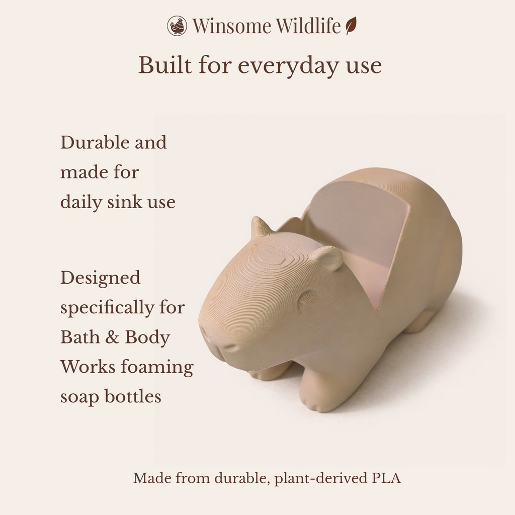Capybara Soap Holder - Bath & Body Works Holder - Winsome Wildlife