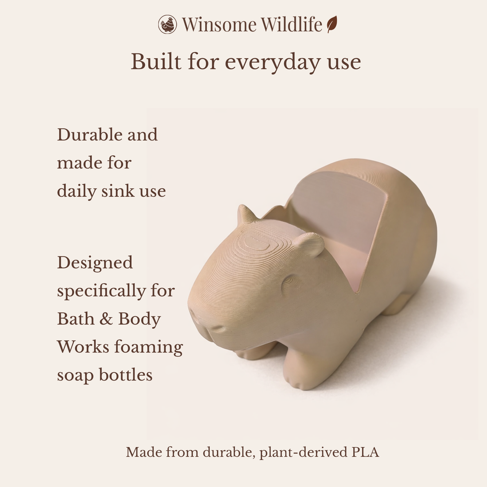 Capybara Soap Holder - Bath & Body Works Holder - Winsome Wildlife
