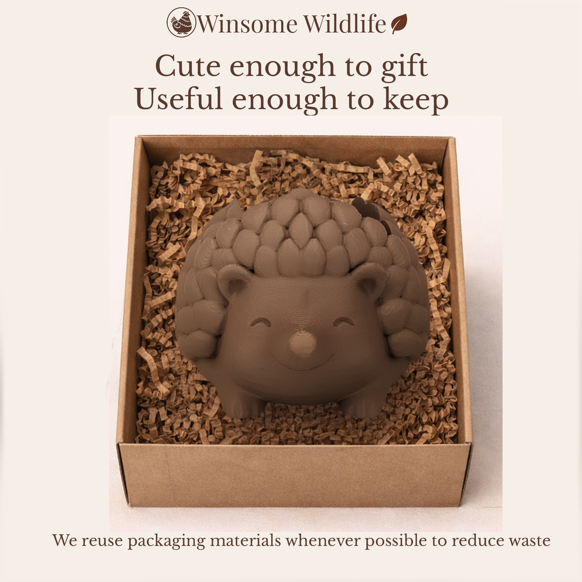 Hedgehog Soap Holder - Bath & Body Works Holder - Winsome Wildlife