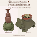 Frog Planter and Soap Holder Bundle - Winsome Wildlife