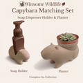 Capybara Planter and Soap Holder Bundle - Winsome Wildlife