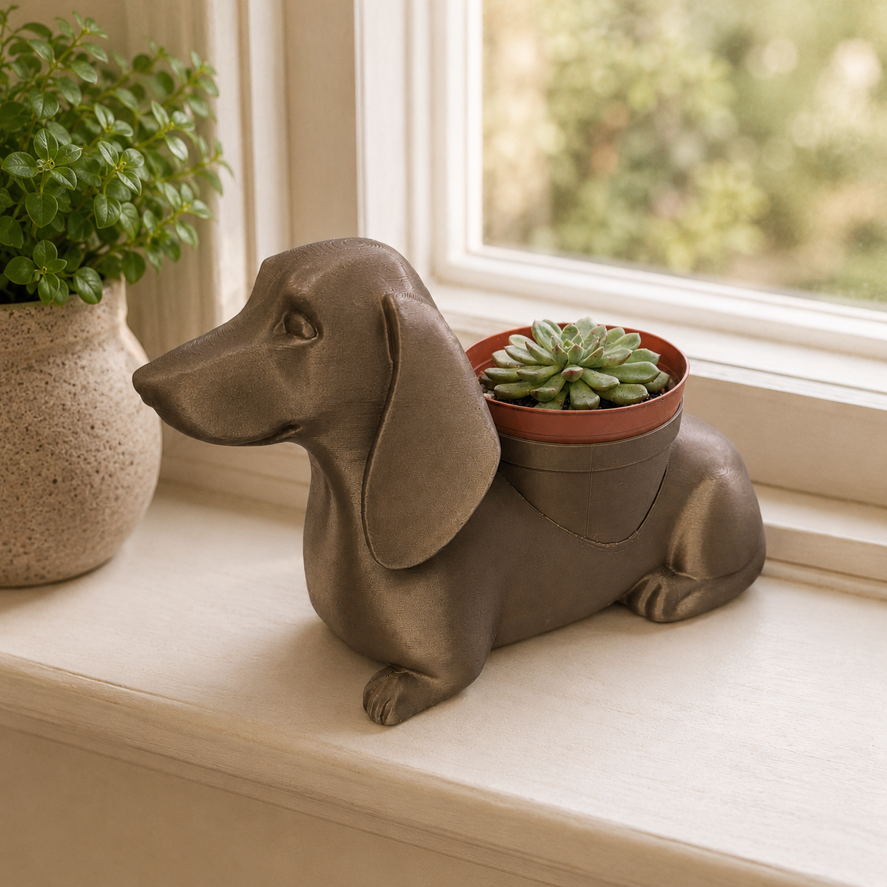 Dachshund Planter - Winsome Wags