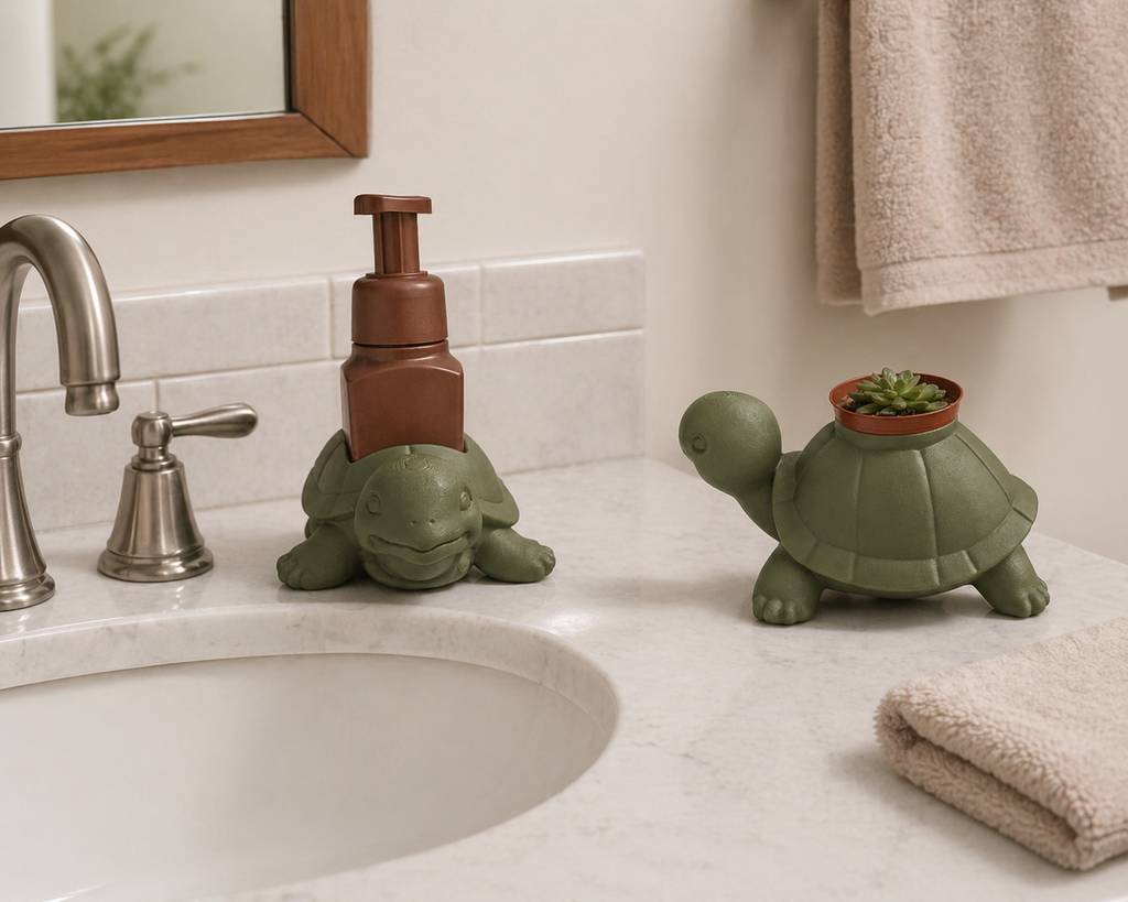 Turtle Planter and Soap Holder Bundle - Winsome Wildlife