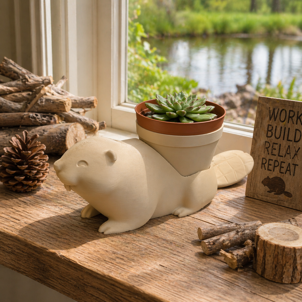 Beaver Planter - Winsome Wildlife