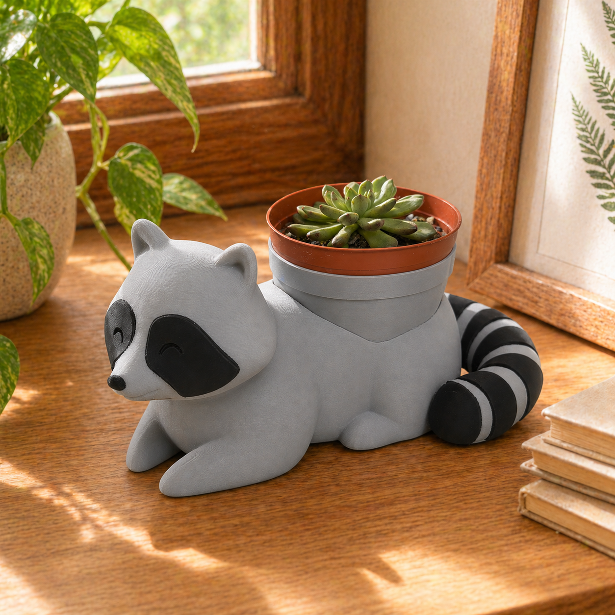 Raccoon Planter - Winsome Wildlife