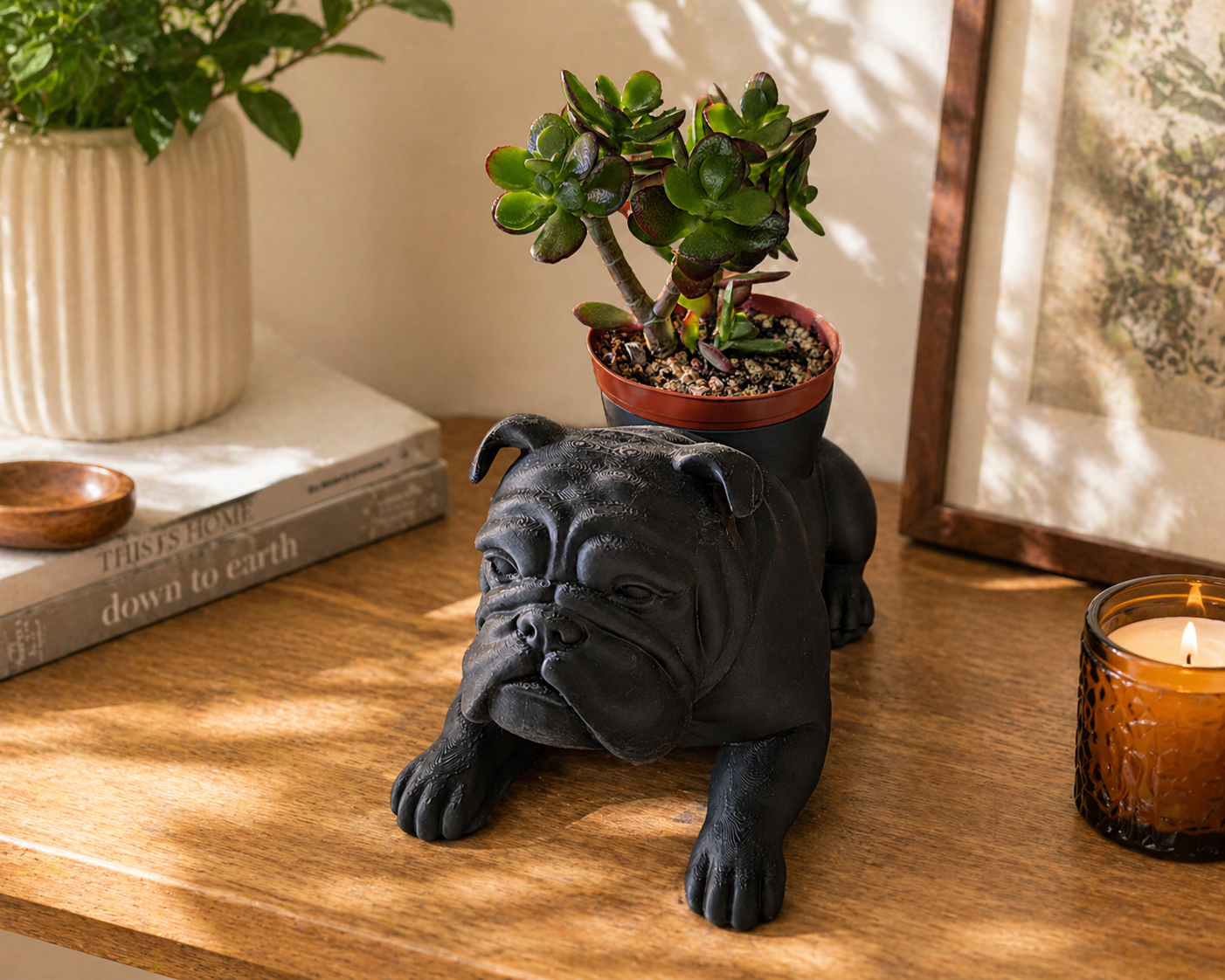English Bulldog Planter - Winsome Wags