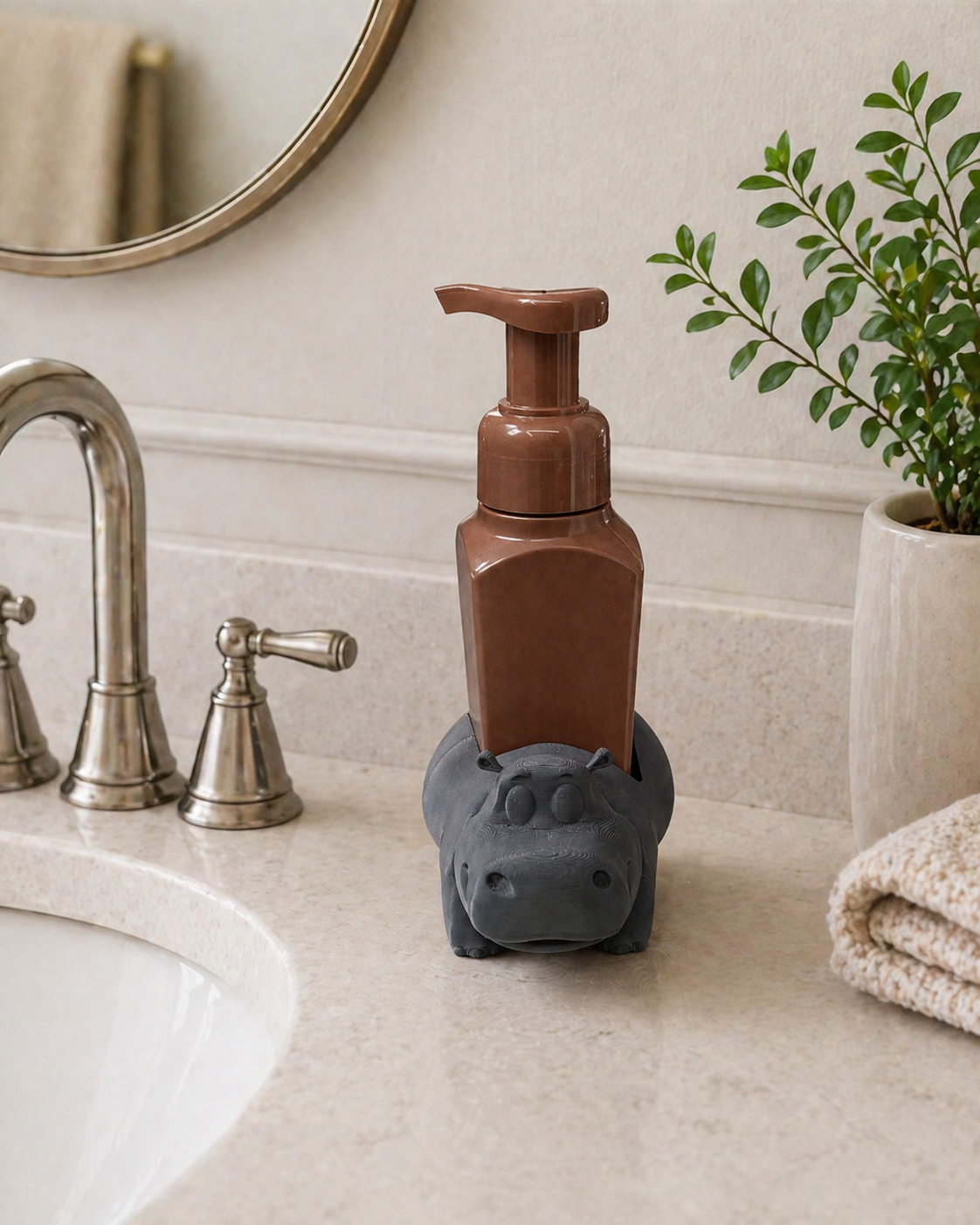 Hippo Soap Holder - Bath & Body Works Holder - Winsome Wildlife
