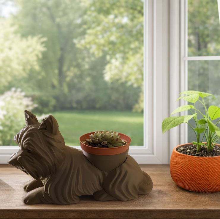 Yorkshire Terrier Planter - Winsome Wags