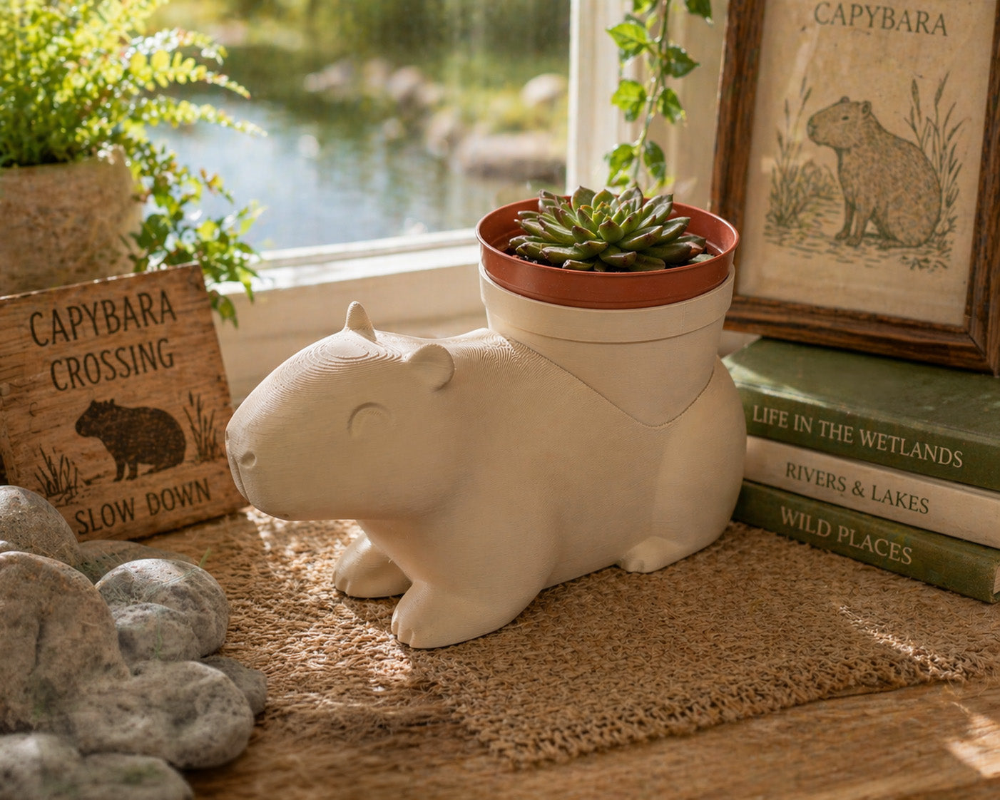 Capybara Planter - Winsome Wildlife