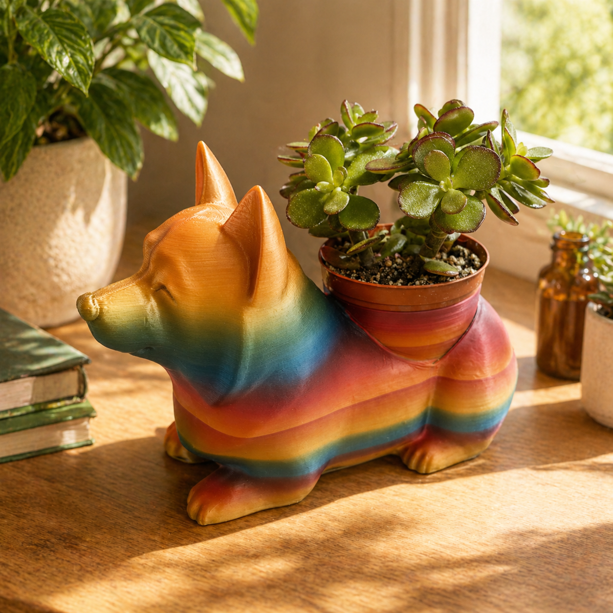 Corgi Planter - Winsome Wags