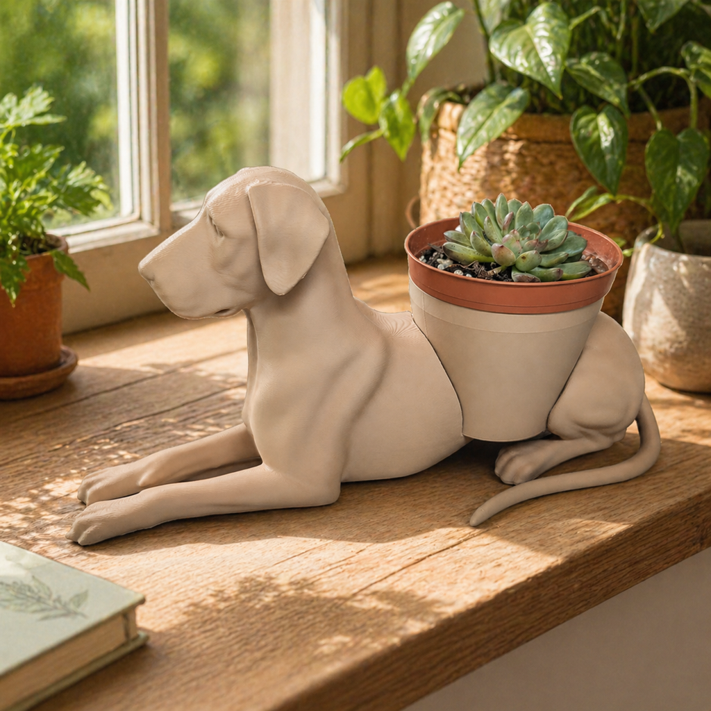 Great Dane Planter - Winsome Wags