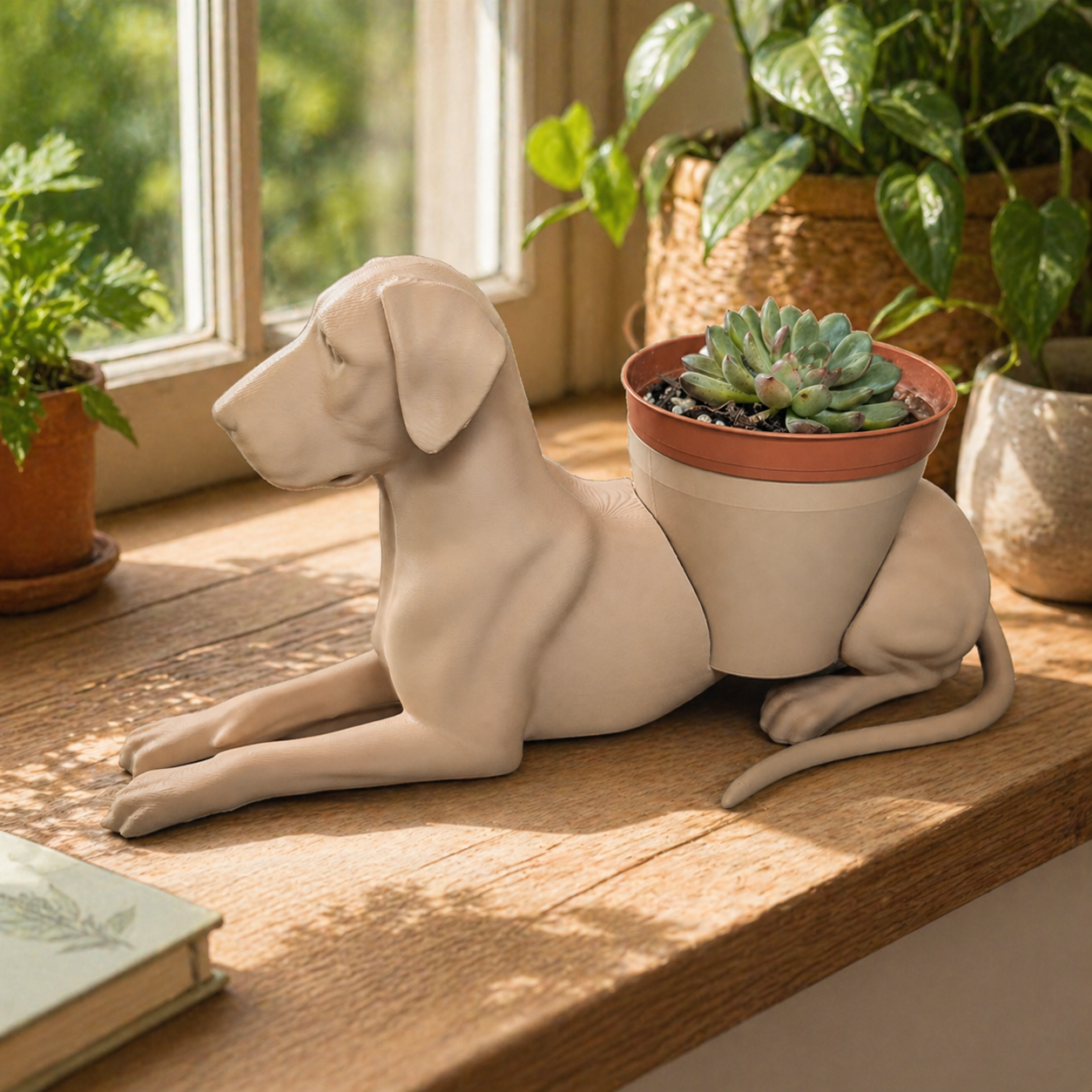 Great Dane Planter - Winsome Wags