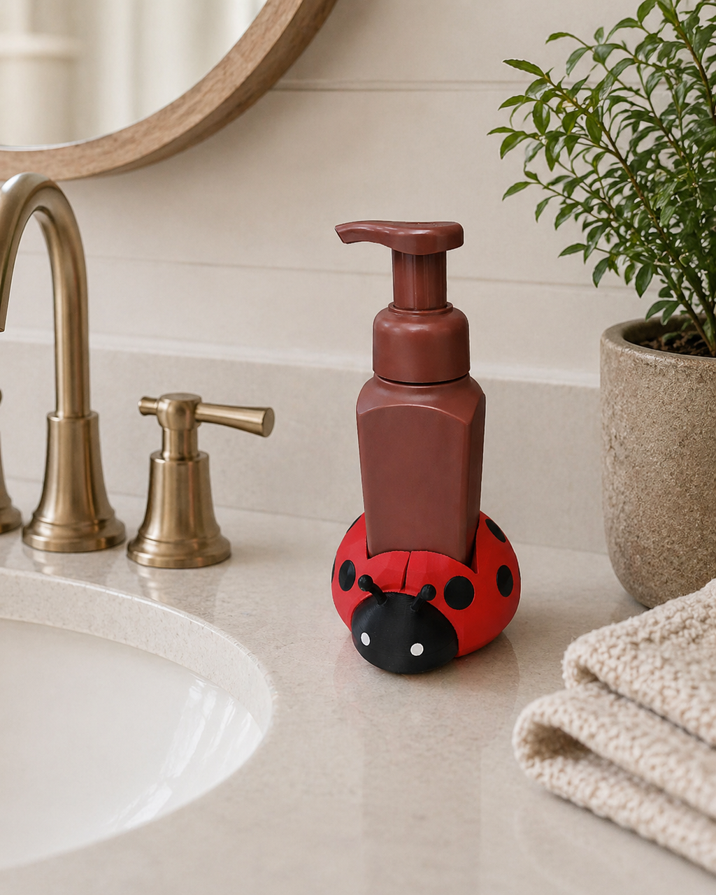 Ladybug Soap Holder - Bath & Body Works Holder - Winsome Wildlife