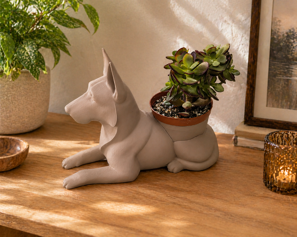German Shepherd Planter - Winsome Wags
