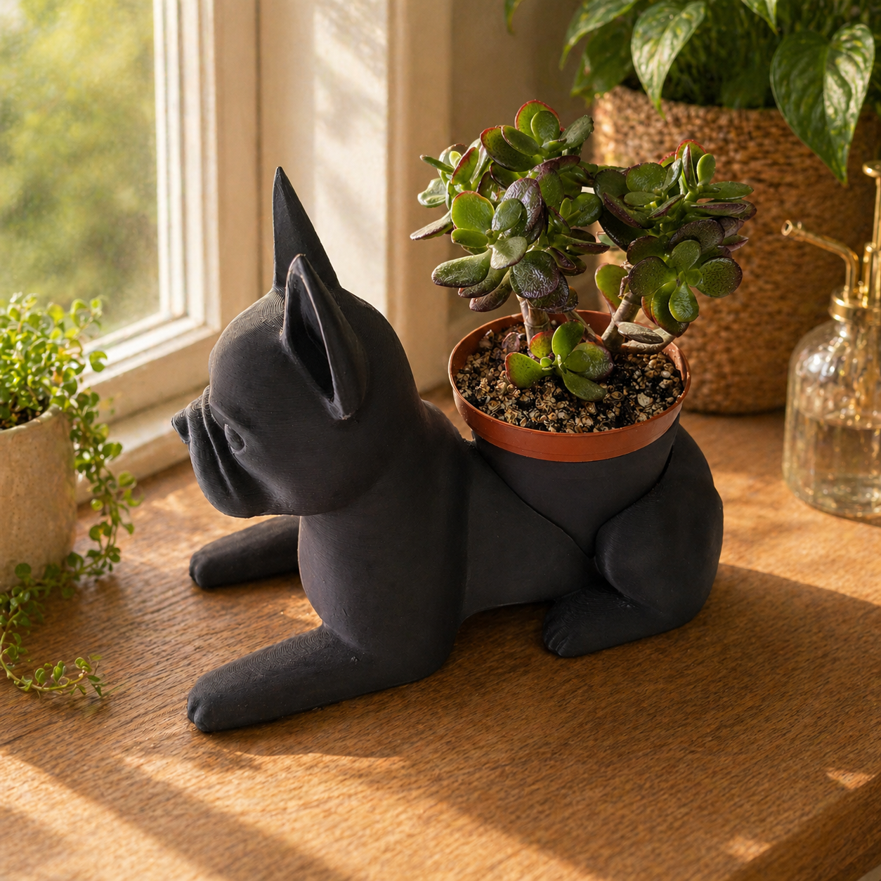 Boston Terrier Planter - Winsome Wags