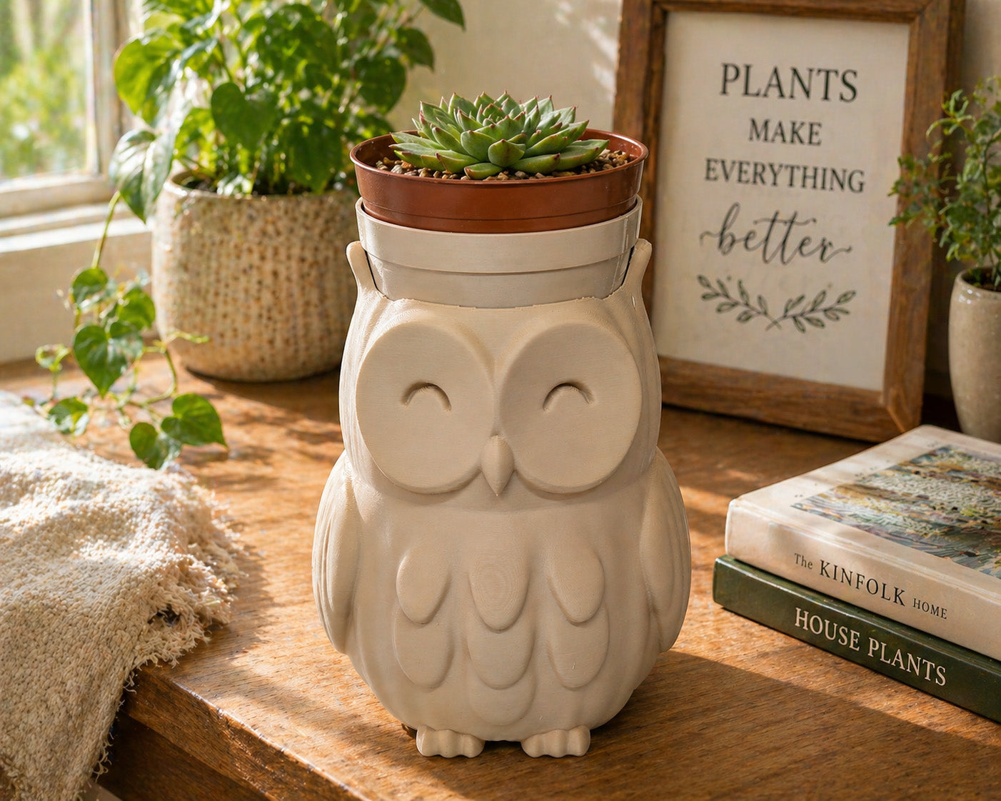 Owl Planter - Winsome Wildlife
