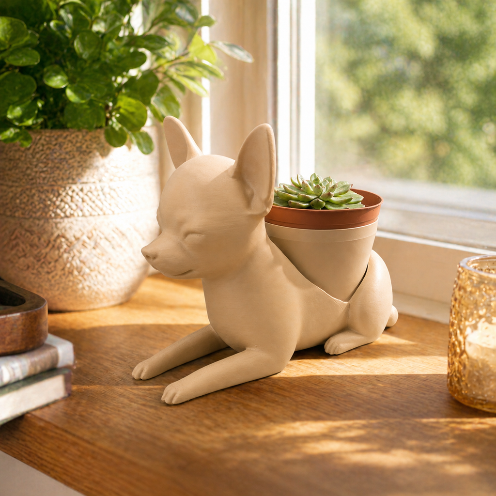 Chihuahua Planter - Winsome Wags