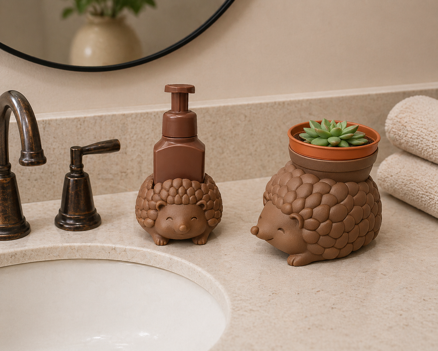 Hedgehog Planter and Soap Holder Bundle - Winsome Wildlife