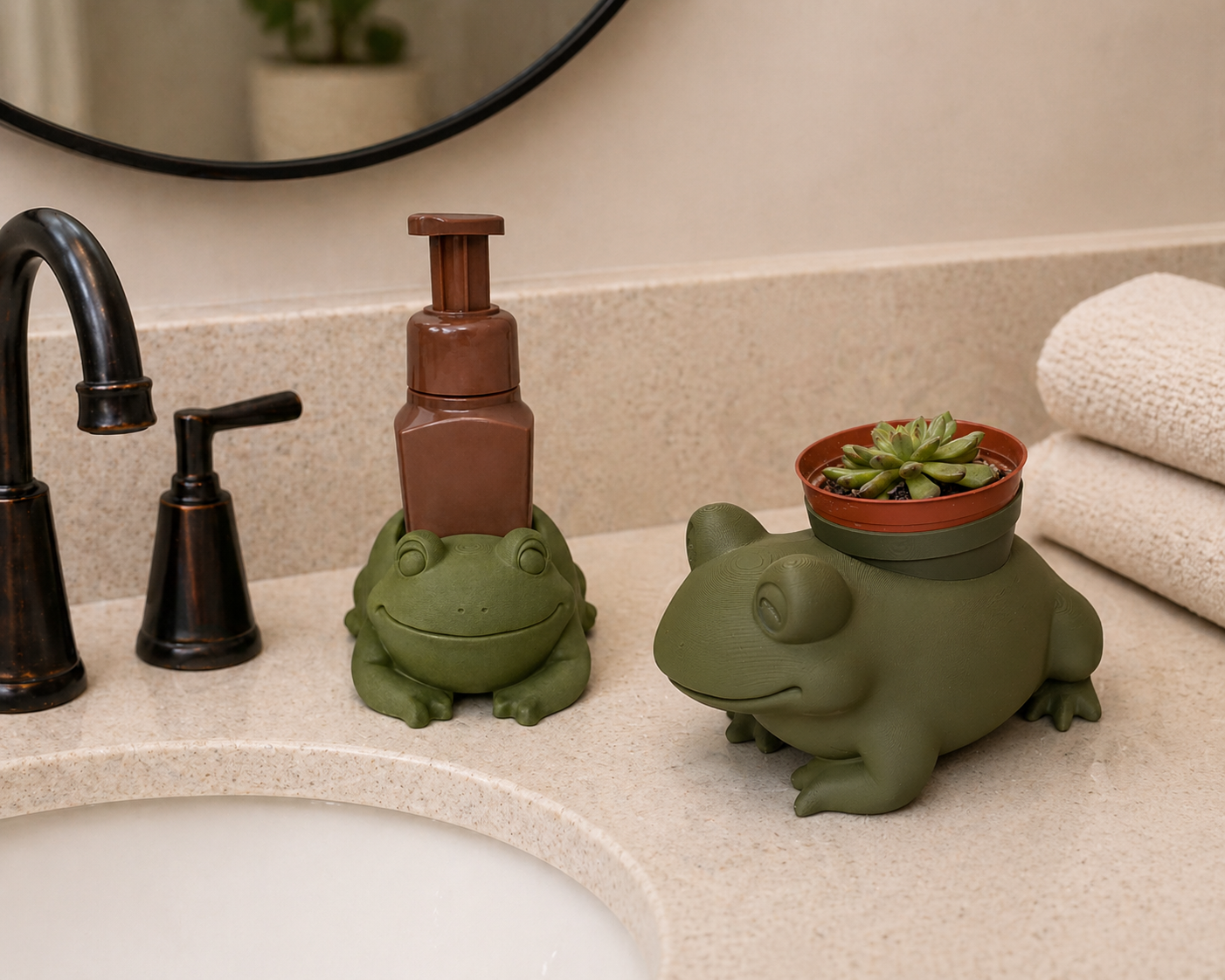 Frog Planter and Soap Holder Bundle - Winsome Wildlife