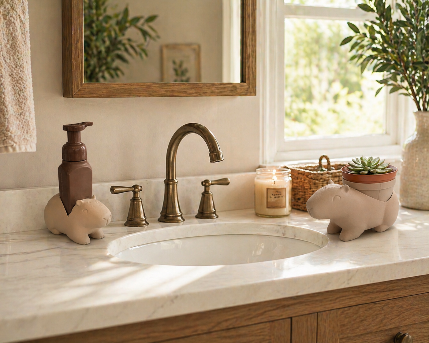 Capybara Planter and Soap Holder Bundle - Winsome Wildlife