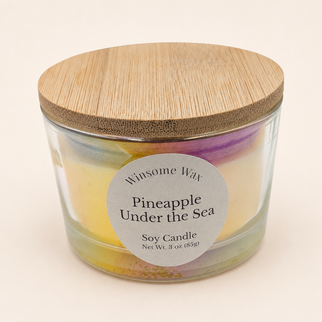 Signature Collection - 3 oz Soy Candle - Hand Poured Candle with Bamboo Lid
