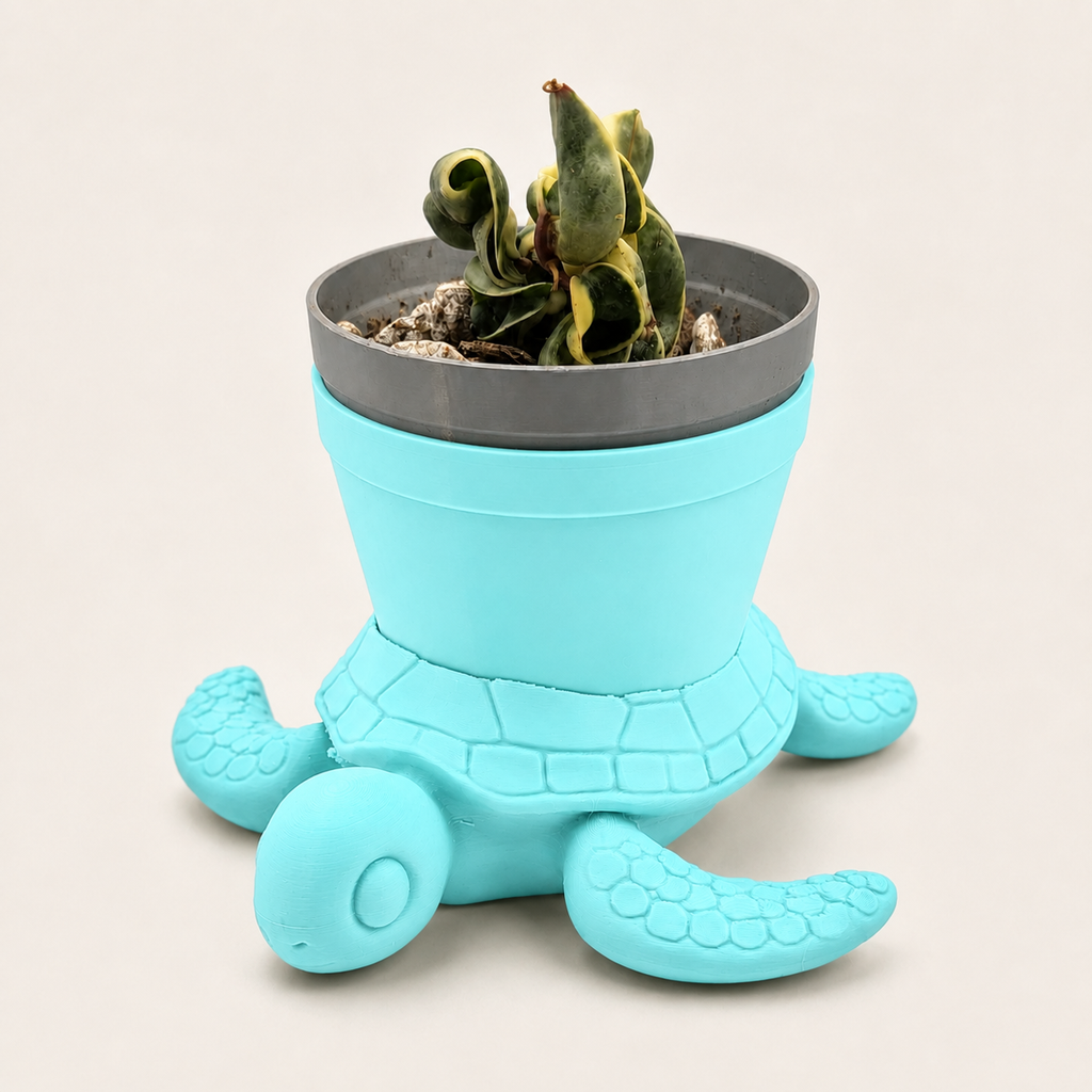 Sea Turtle Planter - Winsome Waters Planter