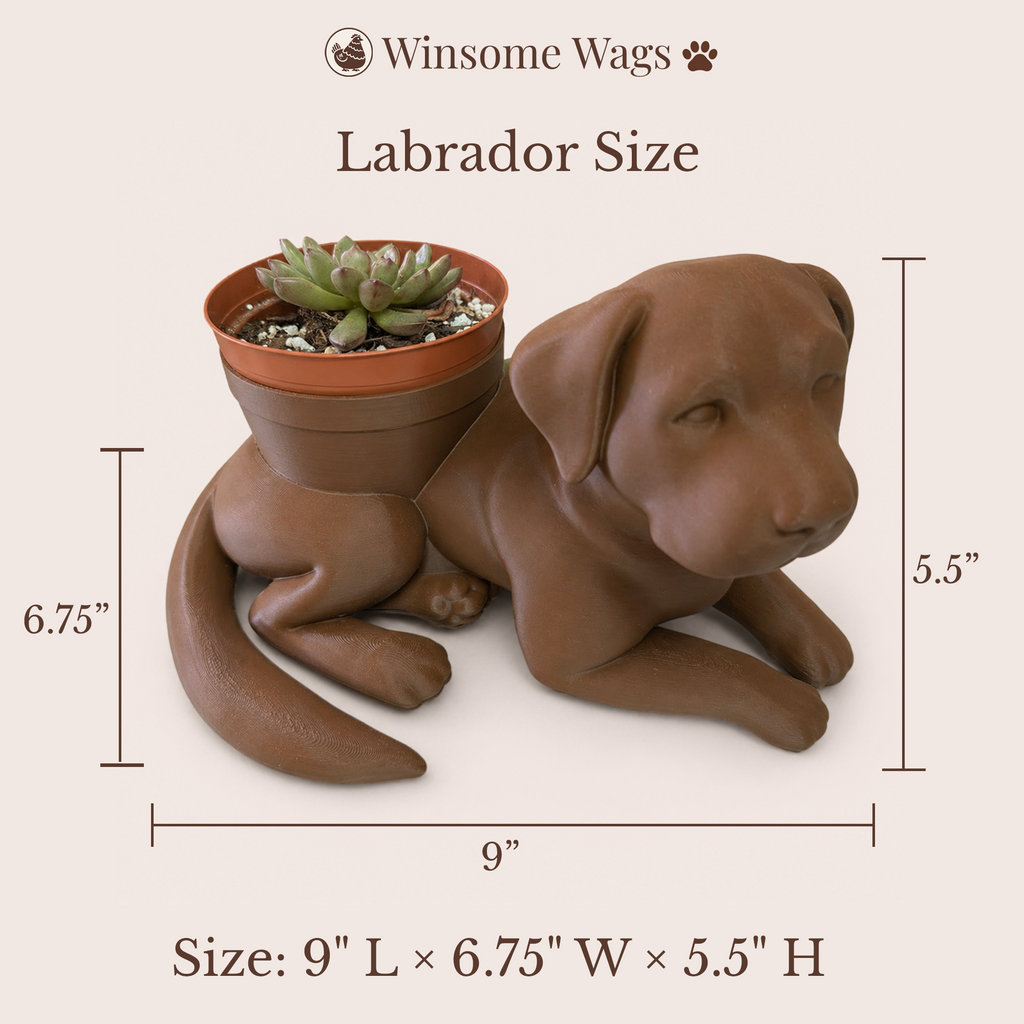 Labrador Retriever Planter - Winsome Wags