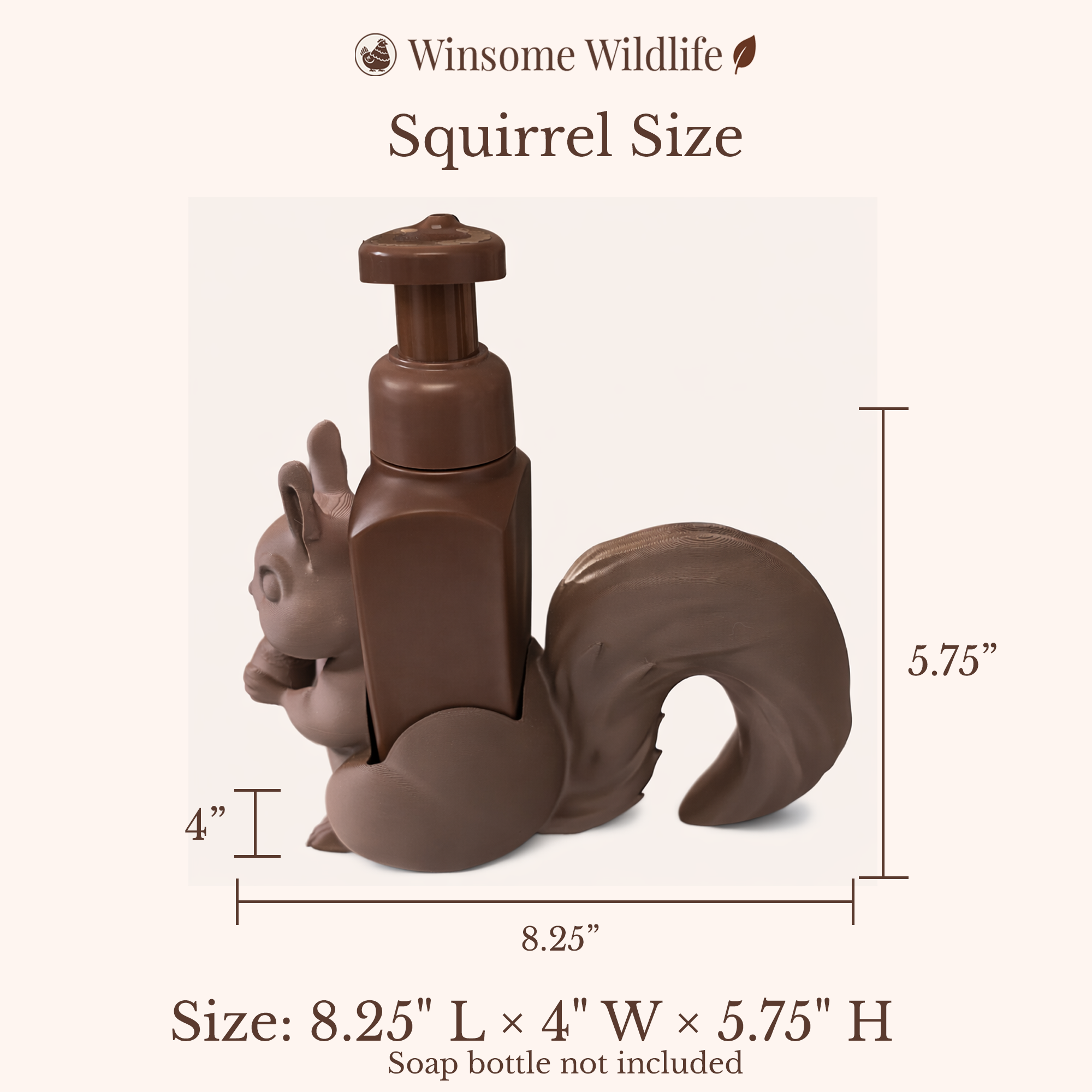 Squirrel Soap Holder - Bath & Body Works Holder - Winsome Wildlife